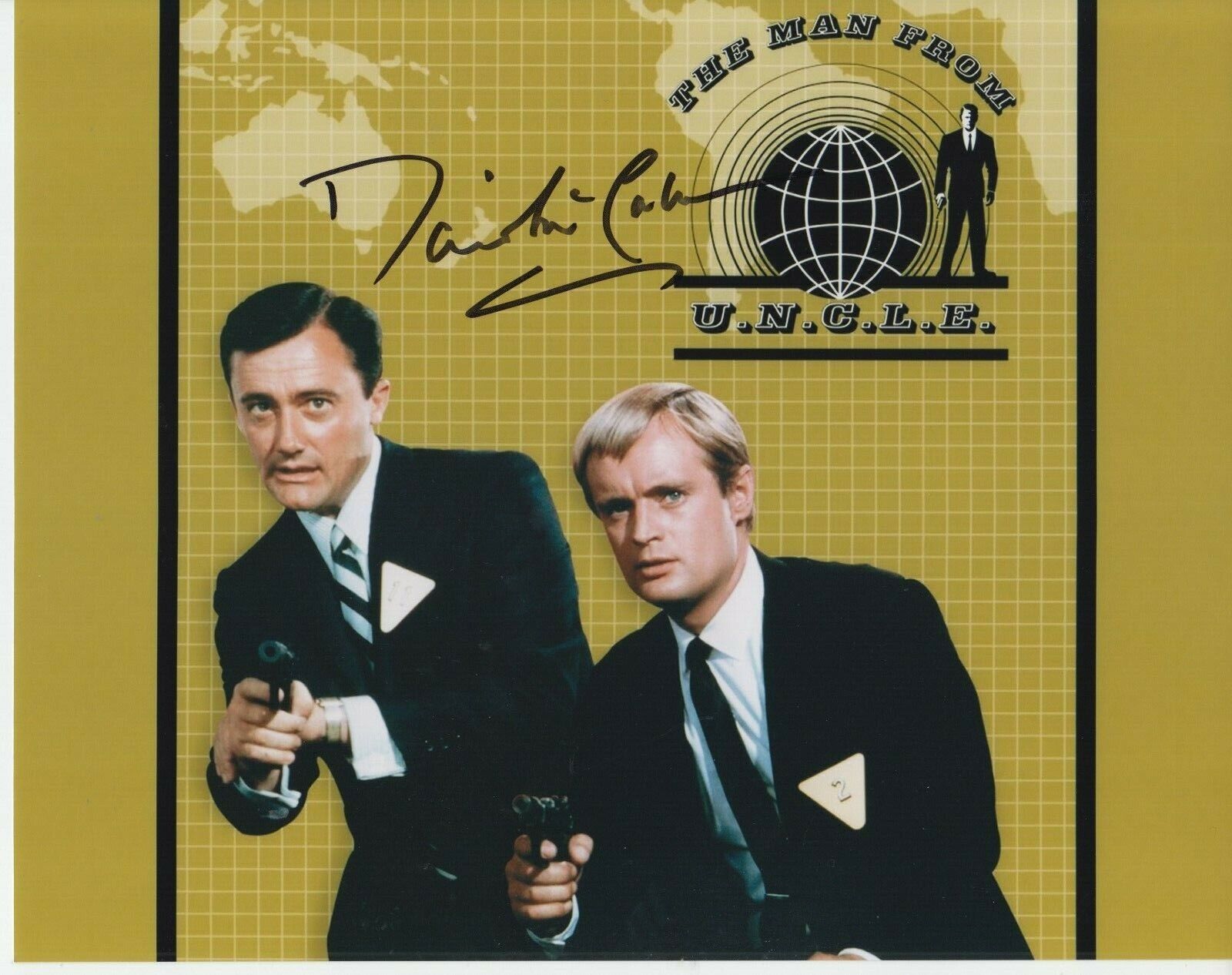 David McCallum (Man Form Uncle) 8x10 Signed Photo Poster painting w/ COA Actor #1