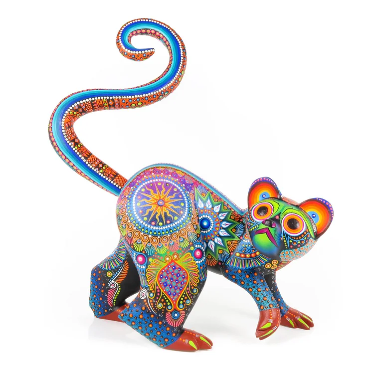Badger - Oaxacan Alebrije Wood Carving