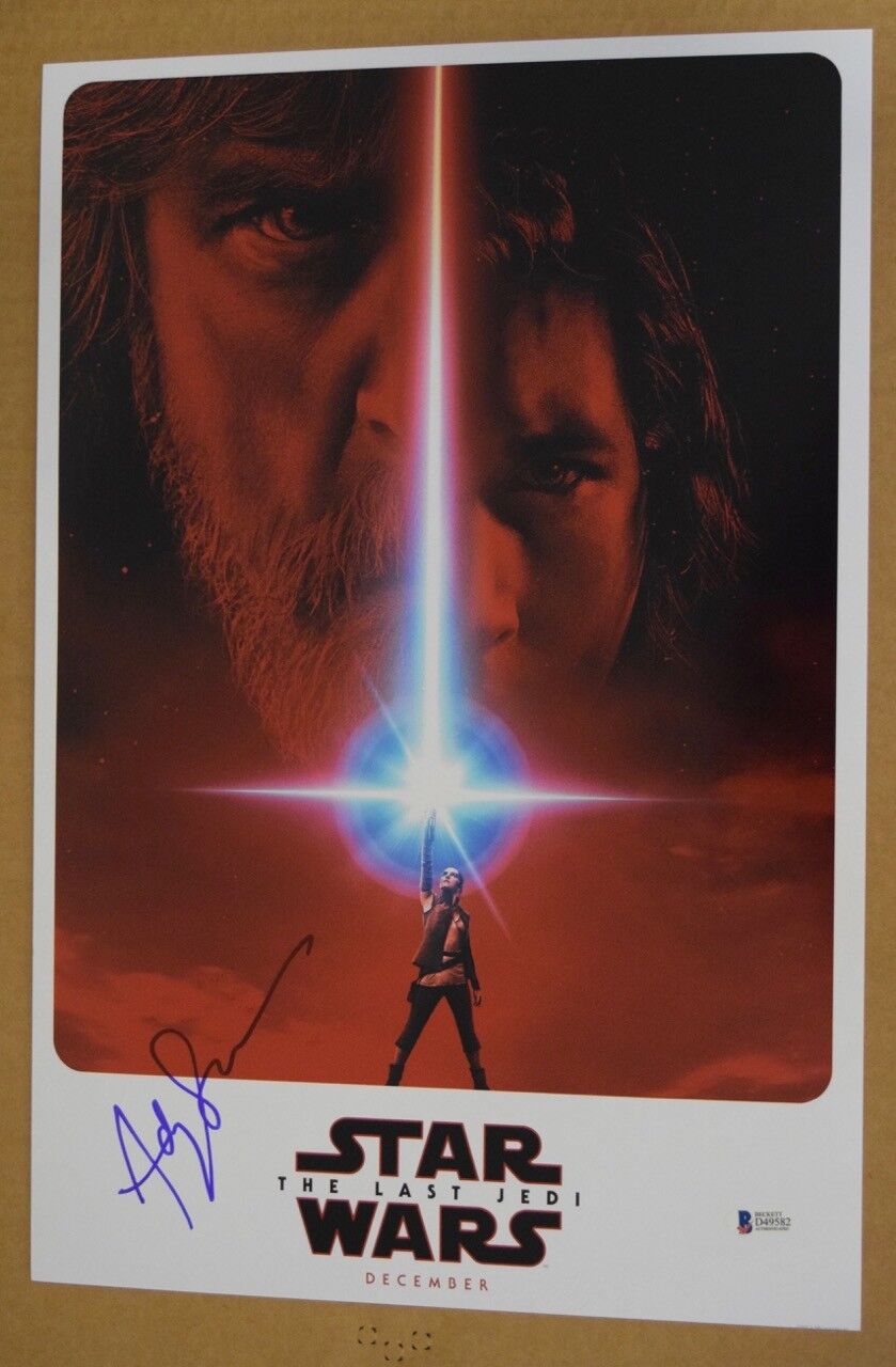 Andy Serkis Signed Autograph 12x18 Photo Poster painting Poster STAR WARS THE LAST JEDI BAS COA