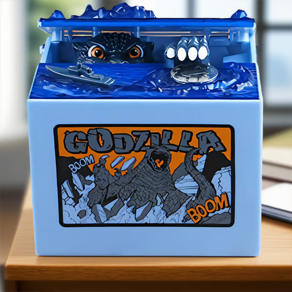 Godzilla Coin-Stealing Bank (Automatic Musical Piggy Bank)