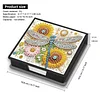 Diamond Painting PU Dragonfly Notecard Box with 160 Sheets Paper Note Holder