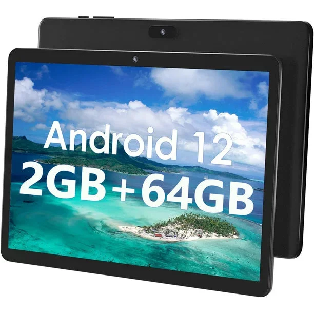 SGIN 10 inch Android 12 Tablet 2GB RAM 64GB ROM Tab 800 x 1280 HD IPS Tablet with Up to 1.6 Ghz 4 Core Processor Bluetooth 4.2 Wifi 2MP+5MP Camera, 512GB Expandable