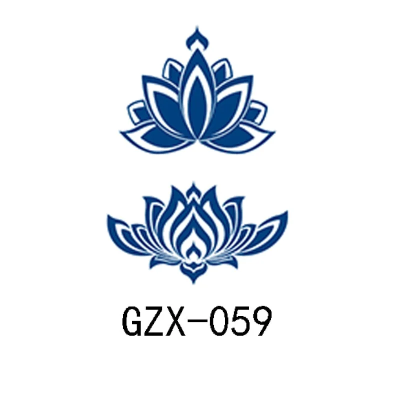 Herbal Semi-Permanent Tattoo Sticker Net Red Tattoo Sticker Waterproof Sweat Lasting Herbal Tattoo Sticker