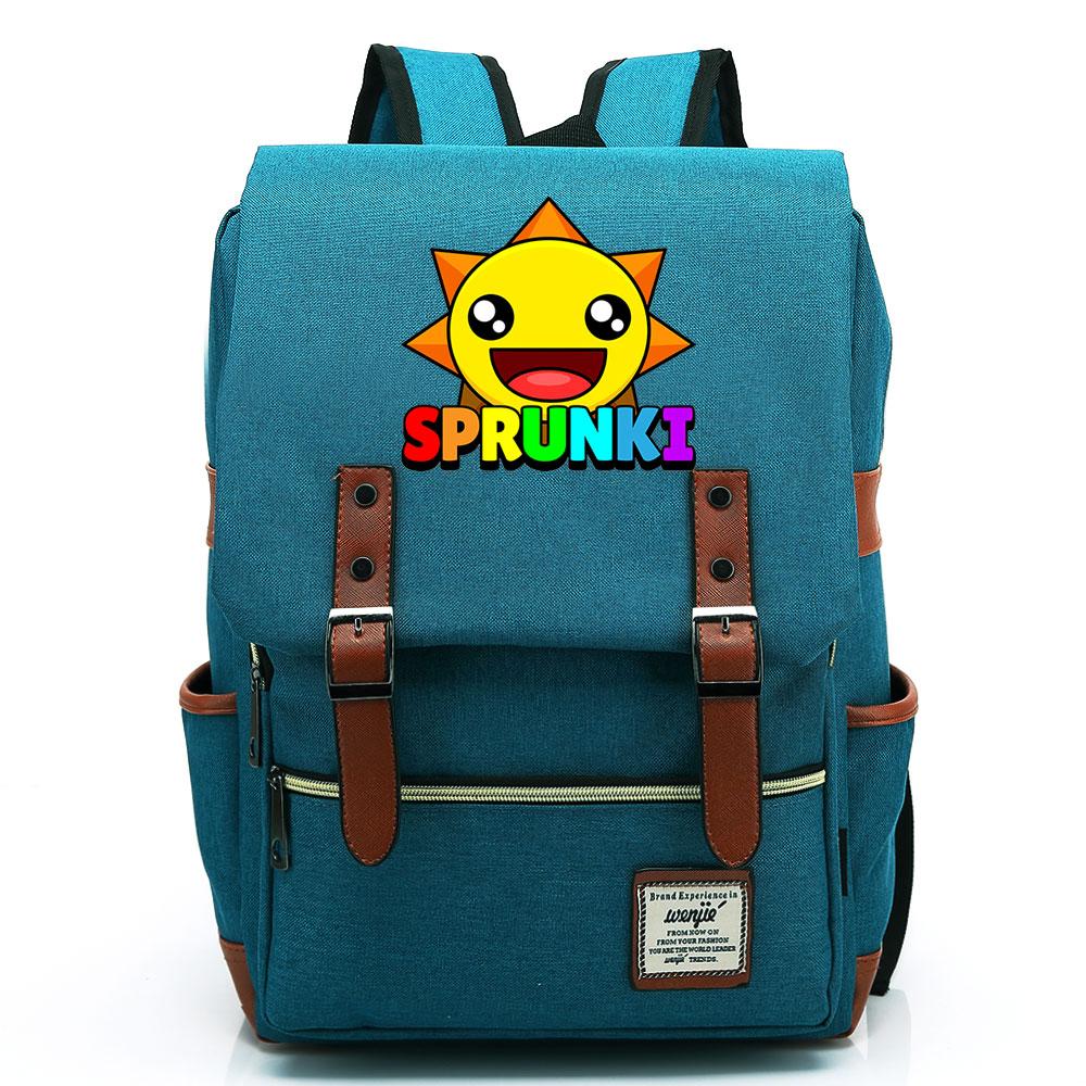 Mayoulove Sprunki Backpack Lightweight Design with Adjustable Straps for School and Travel-Mayoulove
