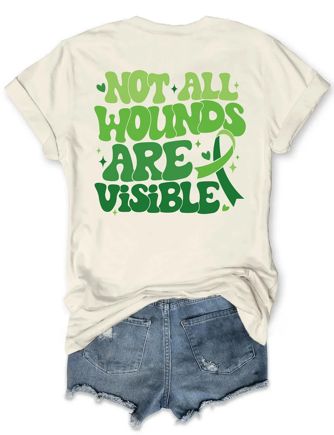 Not All Wounds Are Visible Mental Health T-shirt