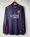 2016/2017 Retro Long Sleeves Barcelona Away Football Jersey 1:1 Thai Quality
