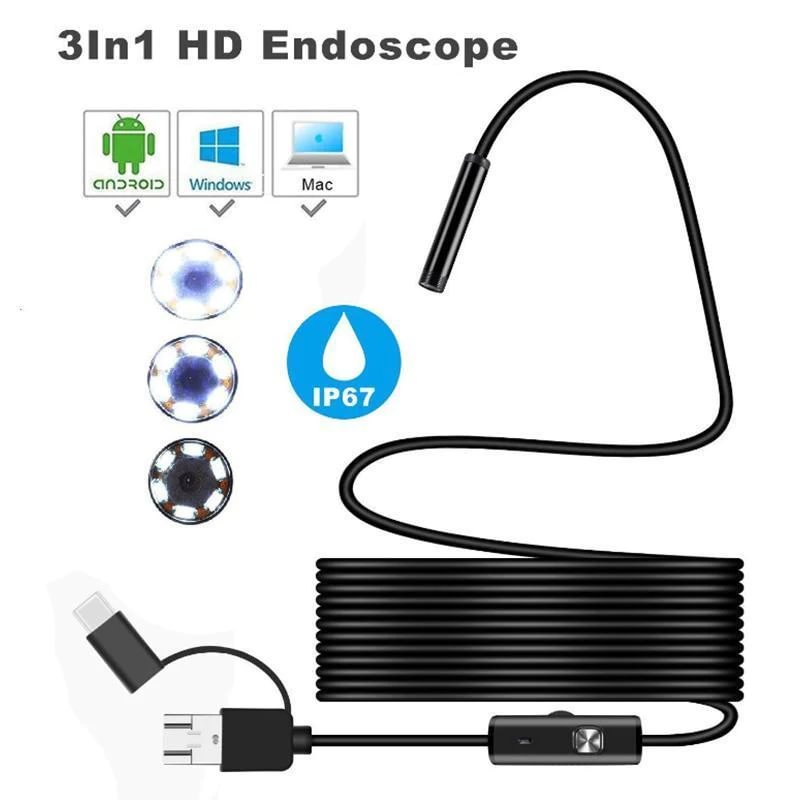 Saker Waterproof Endoscope