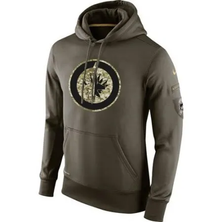 Men's Winnipeg Jets  Salute To Service NHL Hoodie