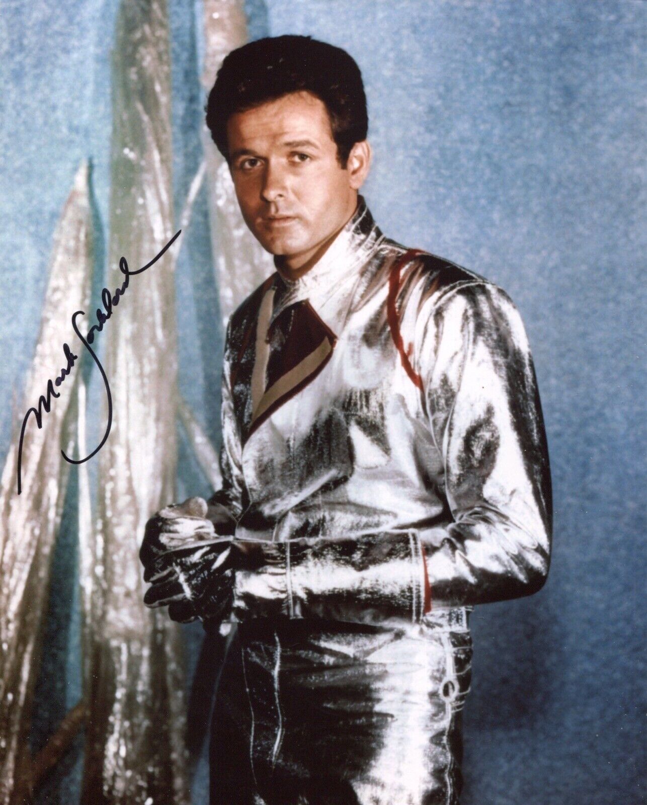 LOST IN SPACE 8x10 Photo Poster painting signed by actor Mark Goddard IMAGE B