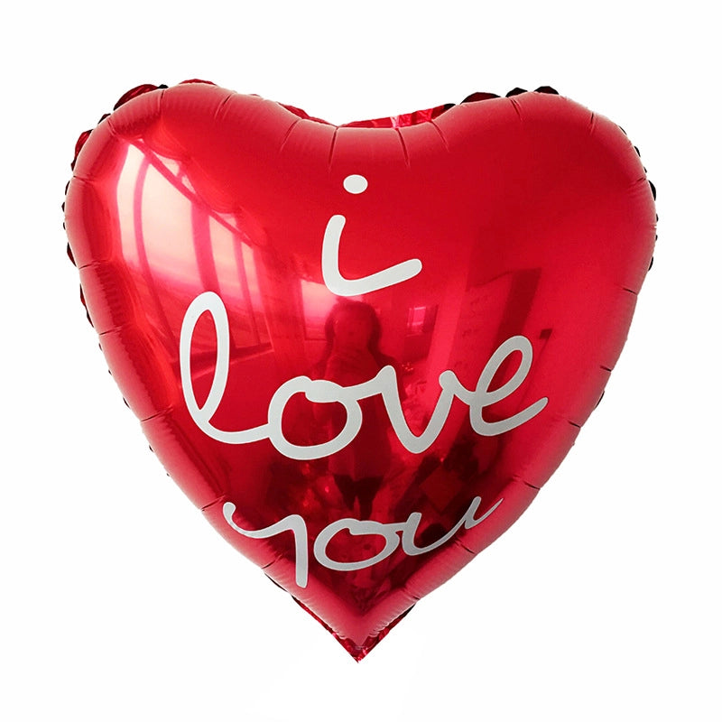 Vacation Minimalist Heart Shape Aluminum Film Travel Daily Balloons