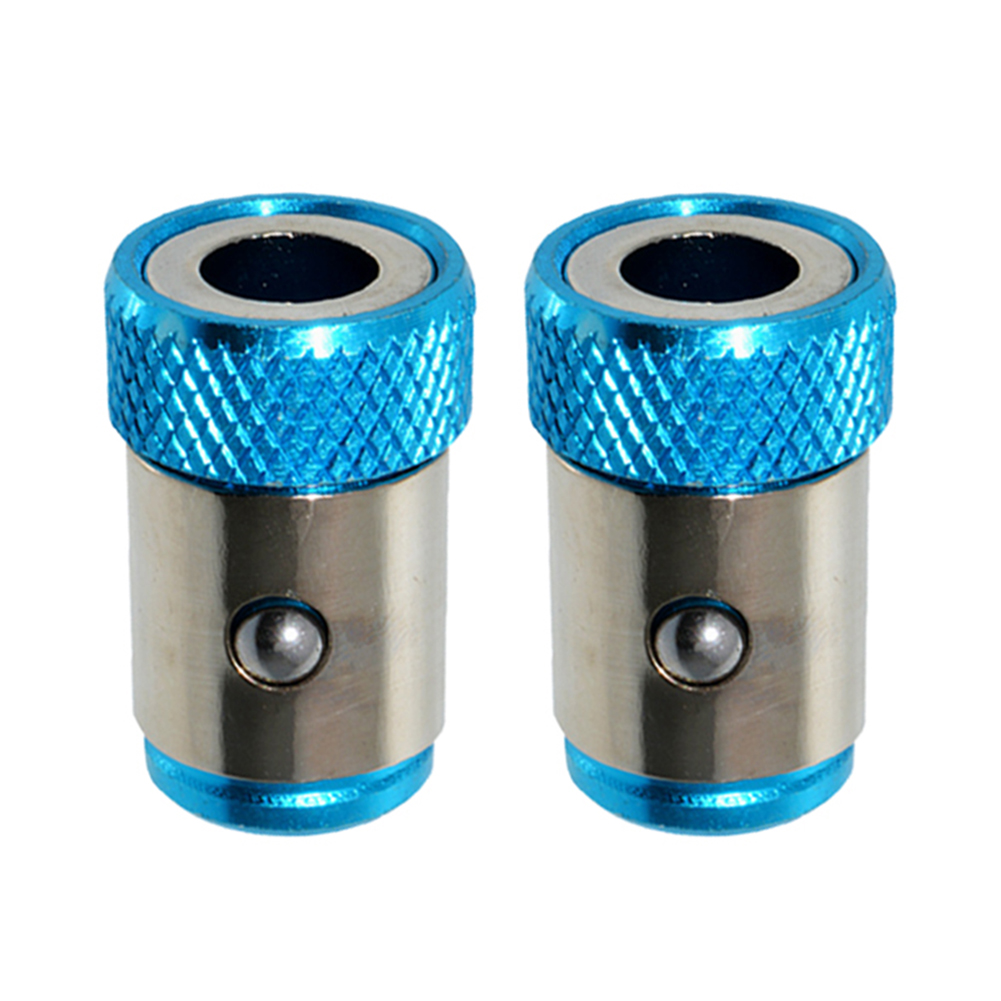 

2pcs 6.35mm Shank Drill Bit 1/4 inch Screwdriver Bit Magnetic Rings Blue, 501 Original
