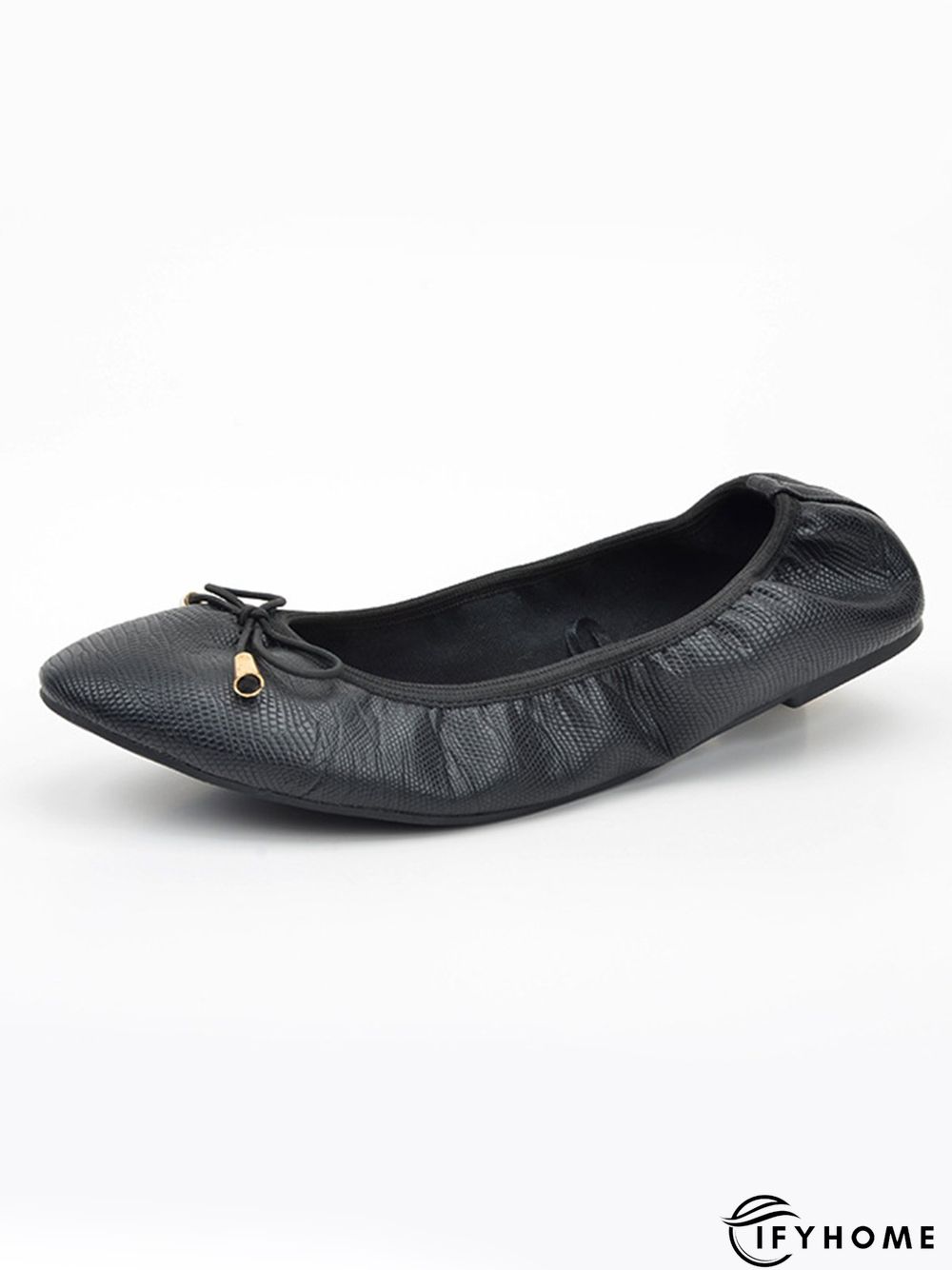 Retro Bow Comfortable Soft Shallow Shoes | IFYHOME