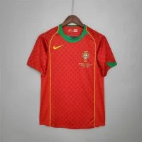 Retro Portugal 2004 Home Football Shirt Thai Quality