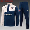 2024/2025 São Paulo Half-Pull Training Suit Blue Football Shirt 1:1 Thai Quality