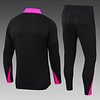 Joyfball 2024/2025 Chelsea Half-Pull Training Suit Black Football Shirt 1:1 Thai Quality