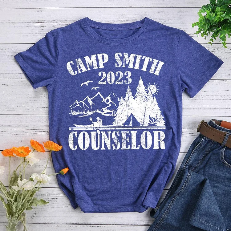 Gamp Smith 2023 Counselor Round Neck T-shirt-0019003
