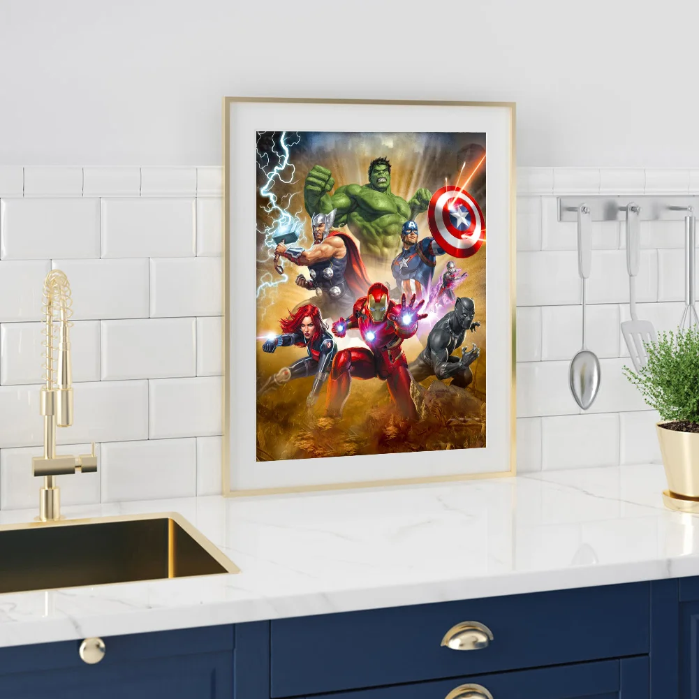 Diamond Painting - Full Round Drill - Super Hero(30*40cm)