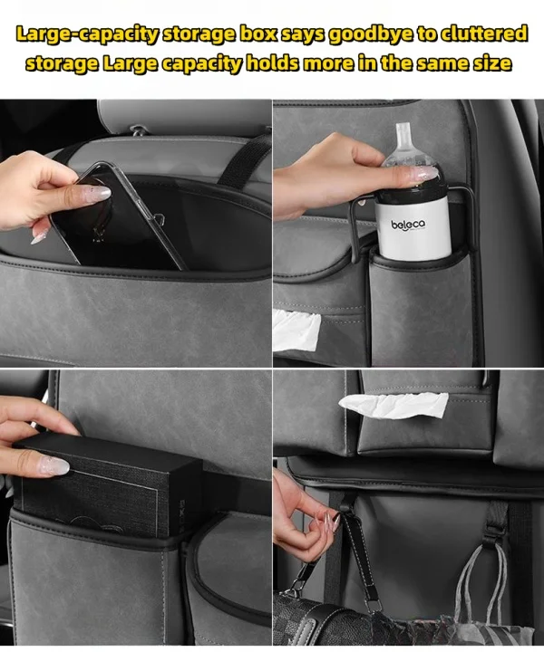 Multifunctional Car Seat Back Storage Bag
