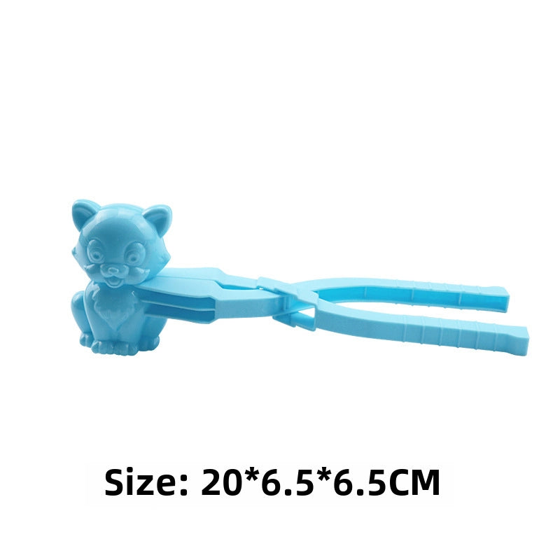 Children’s Winter Outdoor Toy Snow Clip Snowball Fight Artifact Snowflake Love Snowball Clip Play Snow Toy Sand Mold