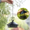 Camping Incense Burner - Portable Incense Burner | Windproof Iron Fly Incense Burner with Hanging Lid for Outdoor Garden