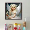 (Multi-Style) Girl and Grandma-11CT Stamped Cross Stitch 45*45cm/17.72*17.72in