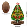 Diamond Painting Double Sided 3D Red Christmas Tree Tabletop Ornaments Kits