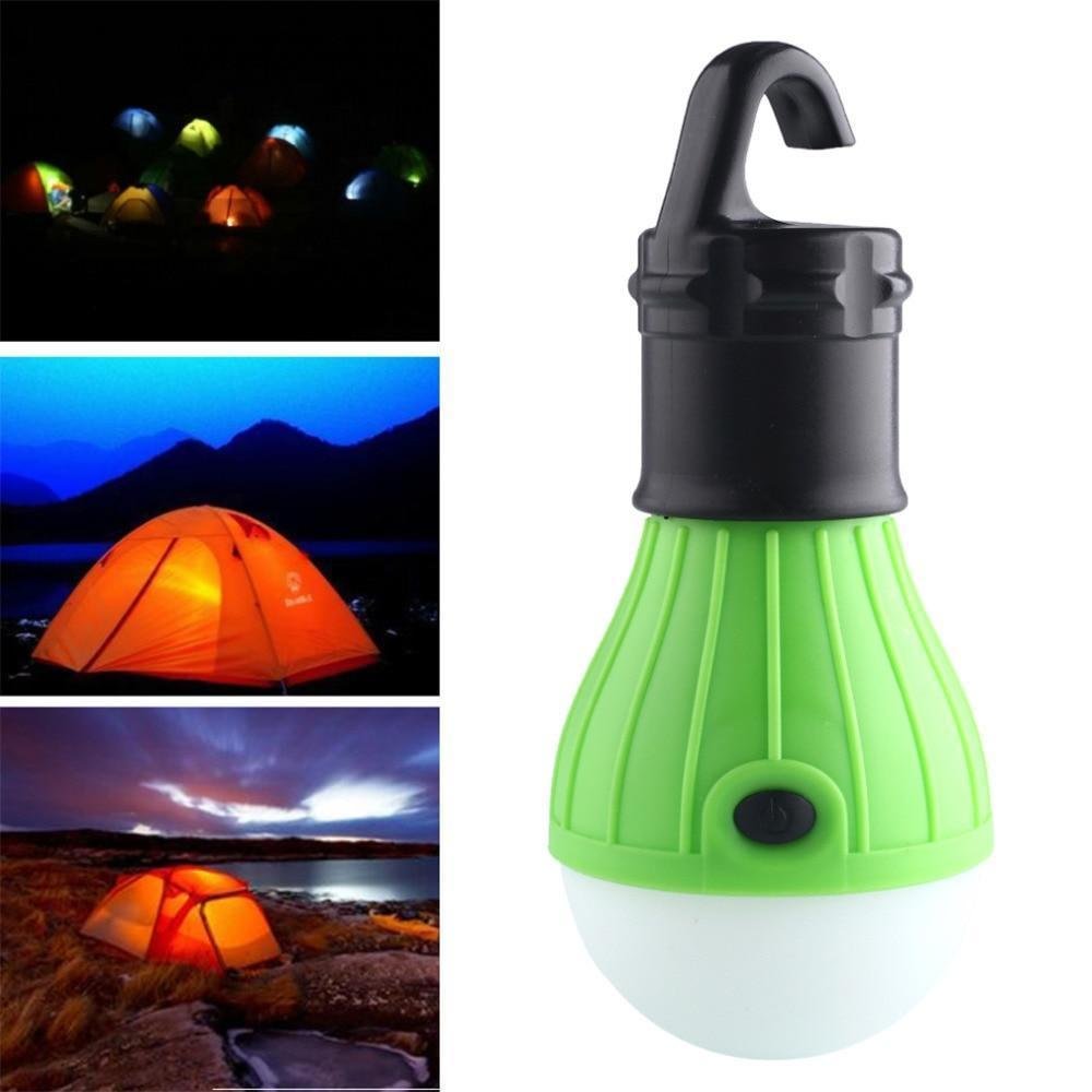 4 Colors Mini Portable Waterproof Camping Hanging Hook Flashlight Bulb