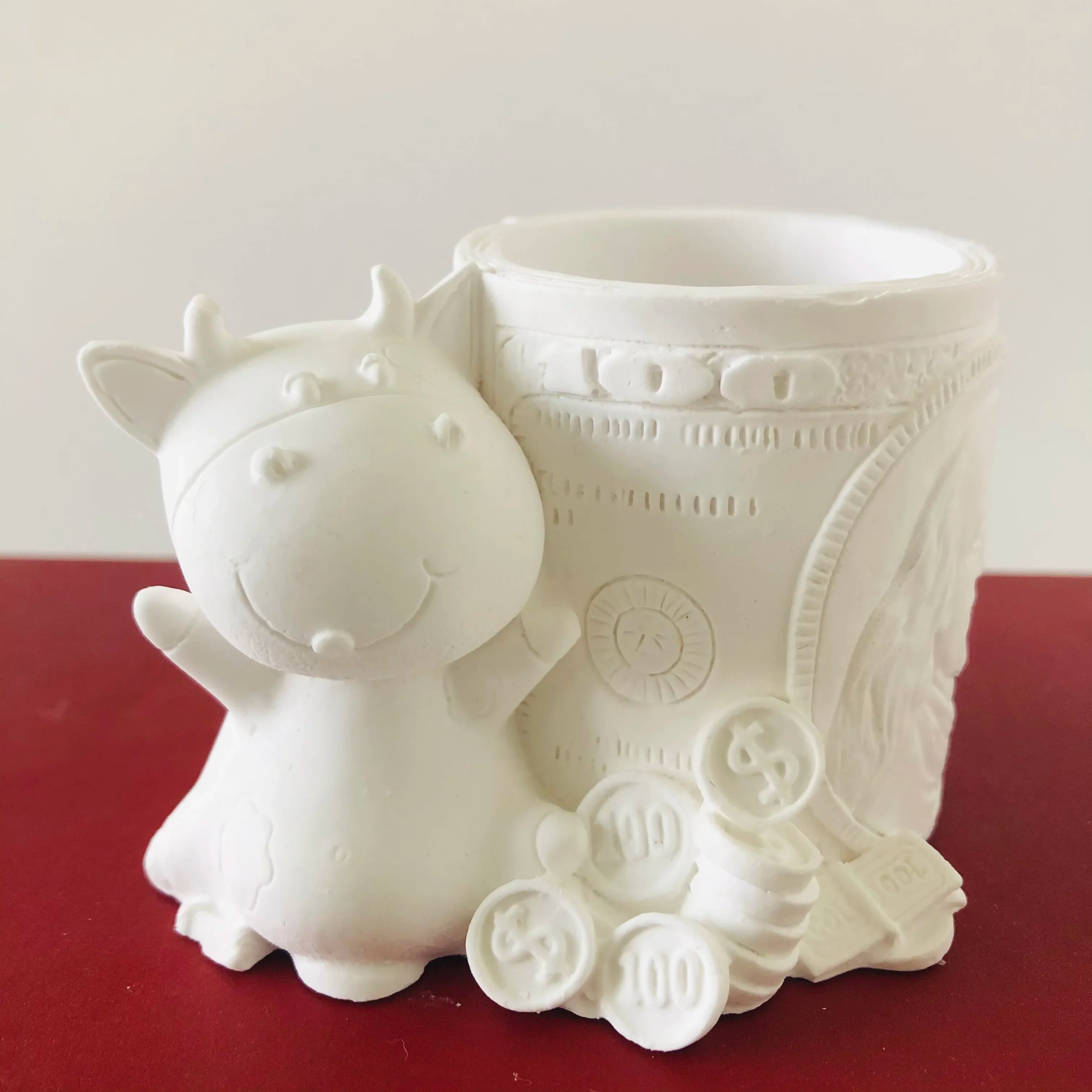 3D Resin Vase Cement Plaster Mould for Pen Holder Candlestick DIY Flower Pot Cake Baking Tools Chocolate Candy Silicone Molds