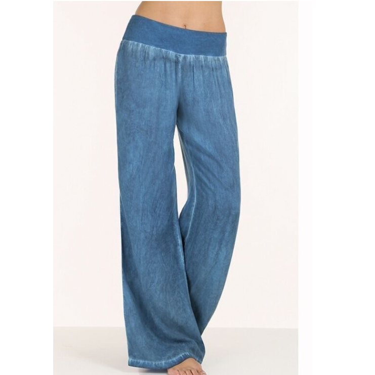 Casual simple loose jeans