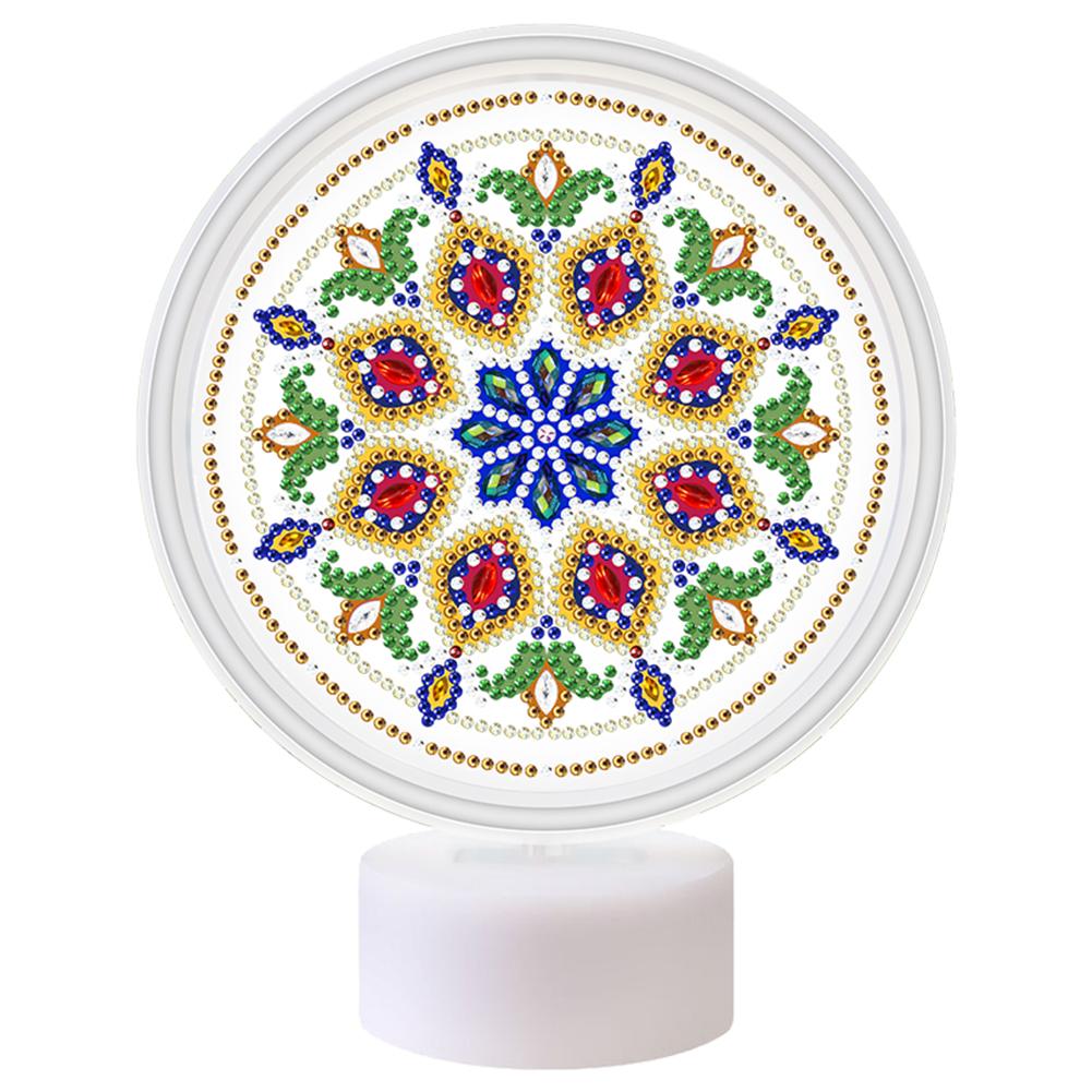 

Neon Lights Datura Flower-5D DIY Craft Lamp, 501 Original