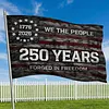 250th Anniversary USA 1776-2026 Commemorative Flag 5ft X 3ft 3 Ply Birthday Patriotic Flag for Independence Day Parades Garden Yard Events