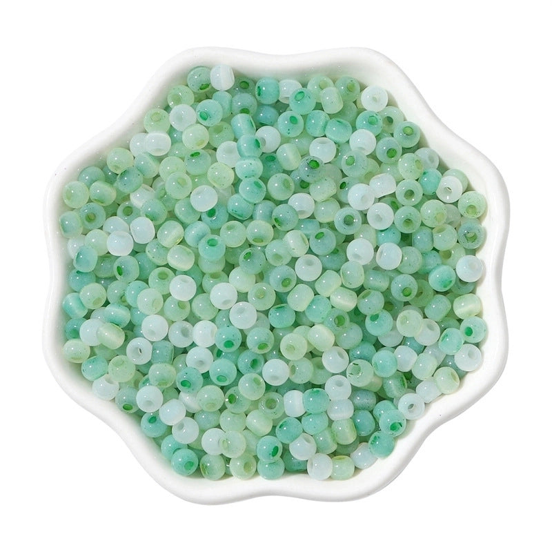 1 Set Diameter 4mm Hole 1~1.9mm Glass Ball Beads