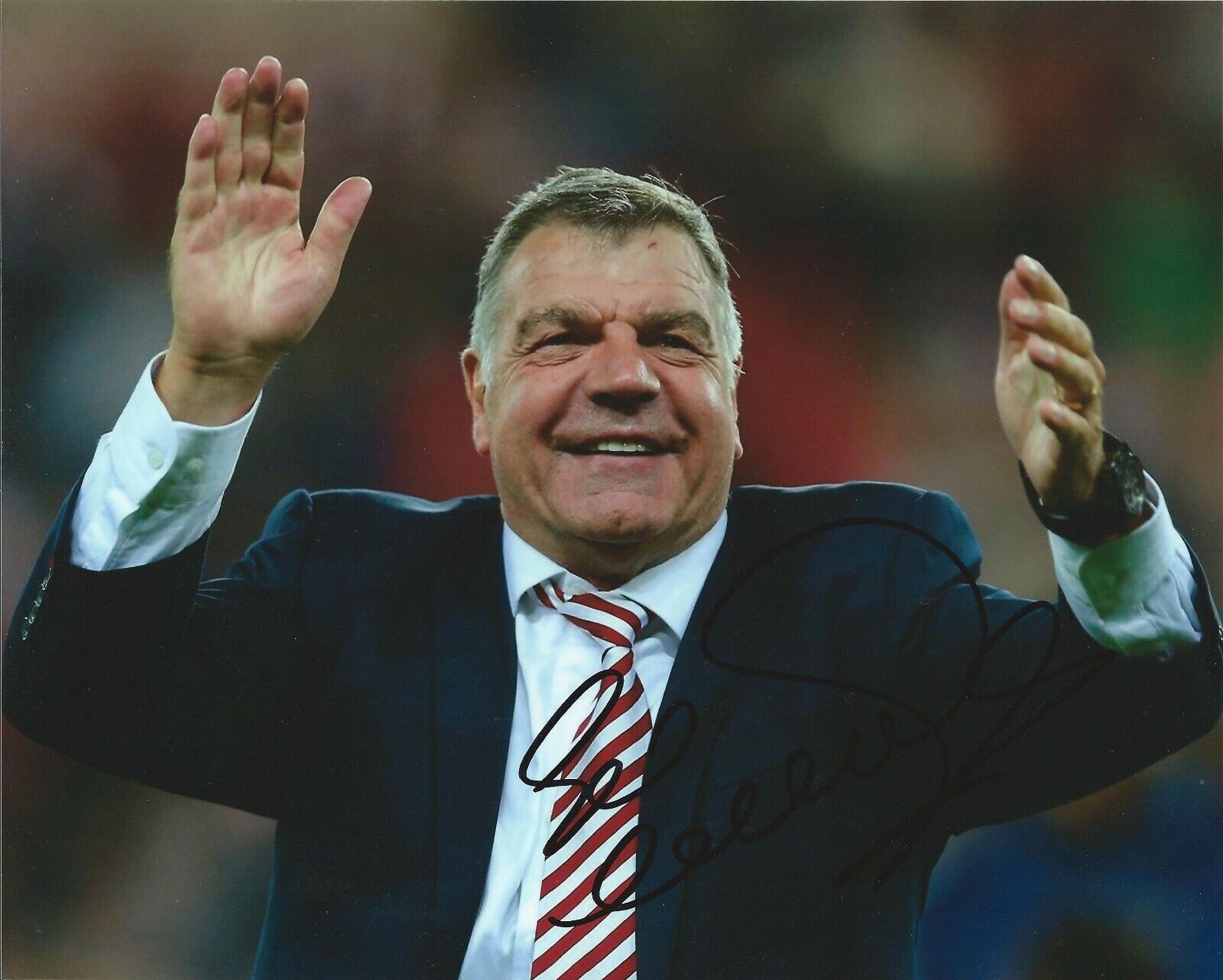 Sam Allardyce autograph - signed Photo Poster painting - Football Manager