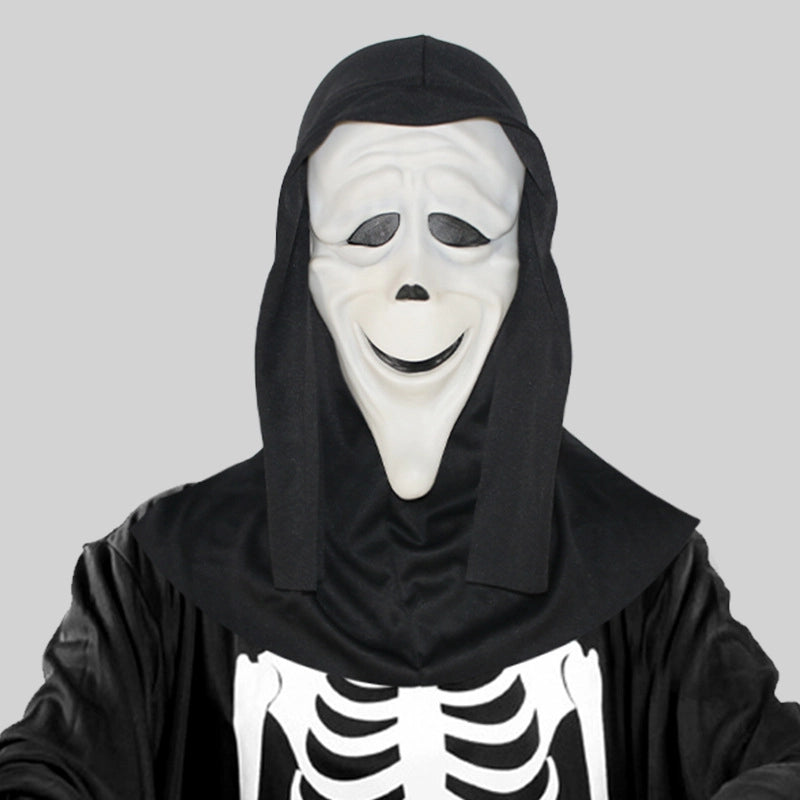 Vintage Style Exaggerated Funny Skull Pvc Halloween Unisex