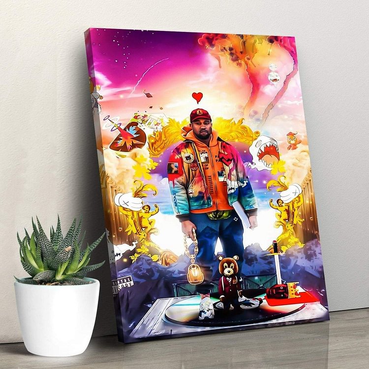 Jay Z Album History Poster Canvas Wall Art