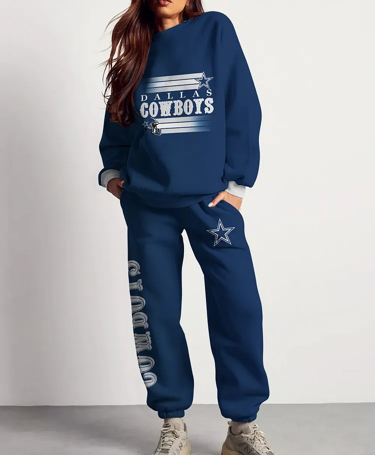 Dallas Cowboys  3D sweatsuit and sweatpants 2 piece outfits