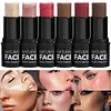 Highlighting&Bronzer Stick Face Brightening Blusher Rouge Concealer Pen Long Lasting Corrector Nose Shadow Contouring Cosmetics