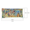 Disney - quadratischer Bohrer Diamantmalerei - 110*50cm (große Größe)