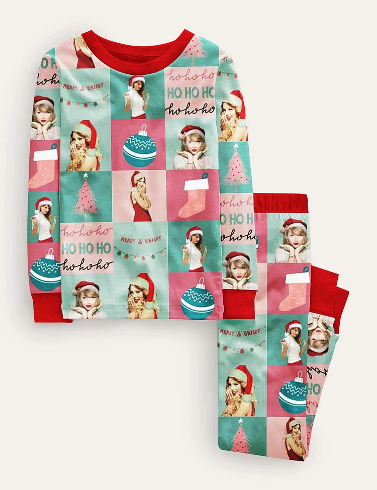 Kid's TS Merry Christmas Pajama Set