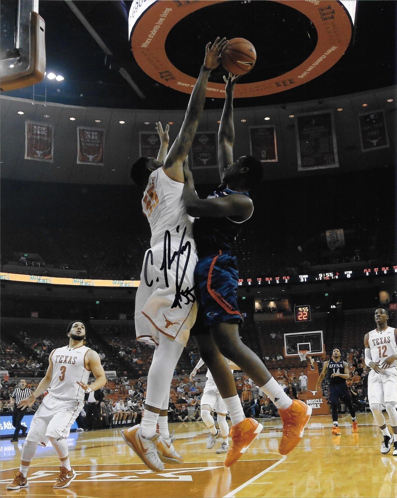 CAMERON CAM RIDLEY HAND SIGNED TEXAS LONGHORNS 8X10 Photo Poster painting W/COA