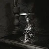 Dark Style Gothic Owl Skull Candlestick Niche Retro Old Handmade Creative Halloween Decoration Ornaments