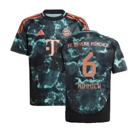 Bayern München Joshua Kimmich 6 Auswärtstrikot Kinder Minikit 2024-2025