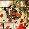 Pumpkin Witch Hat 2D Flat DIY Diamond Painting Pendant for Wall Decor 24cm