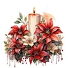 Diamond Painting-DIY Full Round Drill Christmas Flower