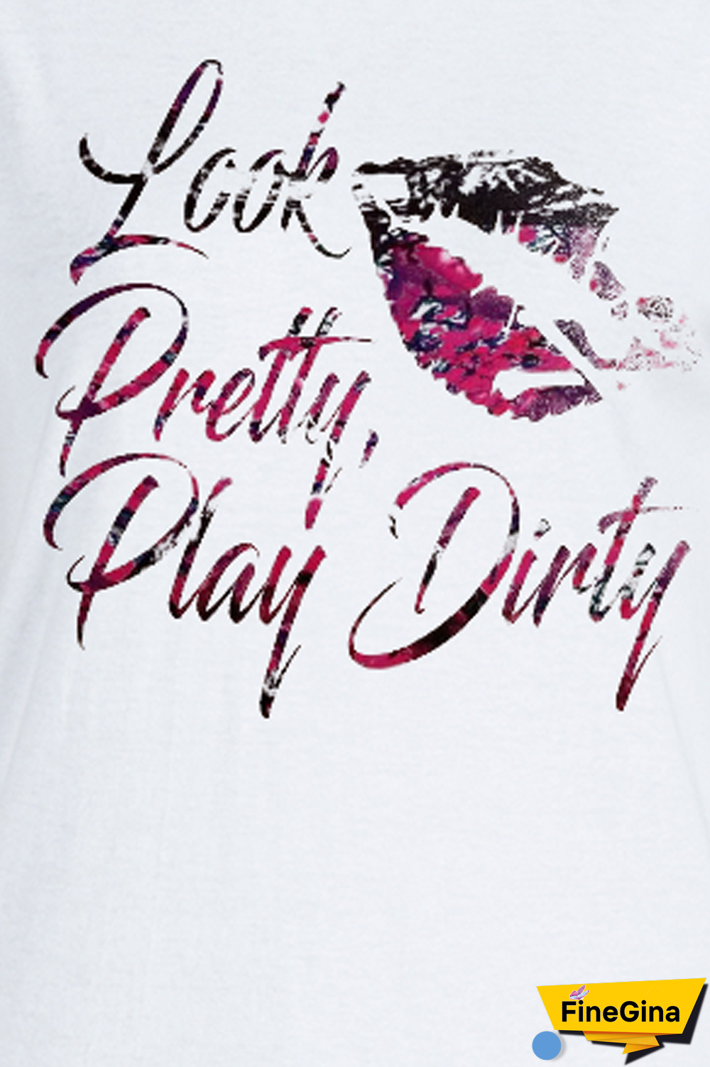 Black Casual Vintage Print Letter O Neck T-Shirts