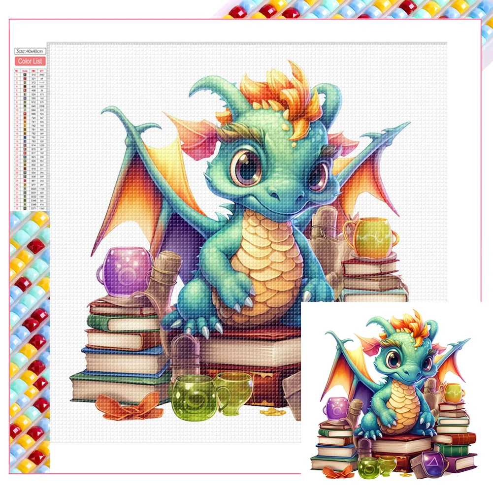 Full Square Diamond Painting - Dragon(Canvas|45*45cm)