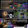 Solar Elegant Flower Wall Lights Waterproof Decorative Pathway Light 7-Color Changing Metal Projector Lamps for Backyards/Patio/Porch