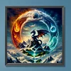 Diamond Painting-DIY Full Round Drill Dragon On Sacred Mountain