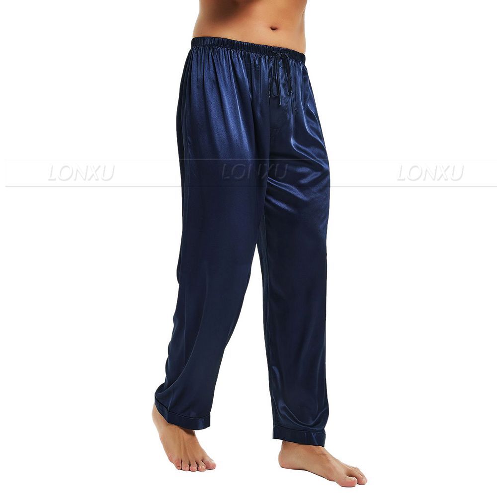 Optimumdriver Mens Silk Satin Pajamas Pyjamas Pants Lounge Pants  Sleep Bottoms Free p&p S M L XL 2XL 3XL 4XL Plus