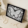 DIY Pearl Painting Butterfly for Home Wall Decor with Frame(20x30cm)